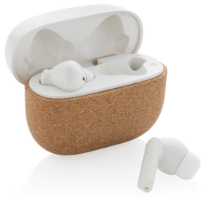 xd connects P329.62 Oregon RCS Recycled Plastic and Cork TWS Earbuds