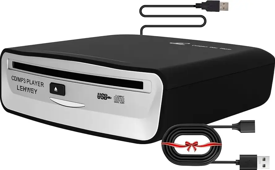 LEHWEY SX-2800A External Universal CD Player for Car