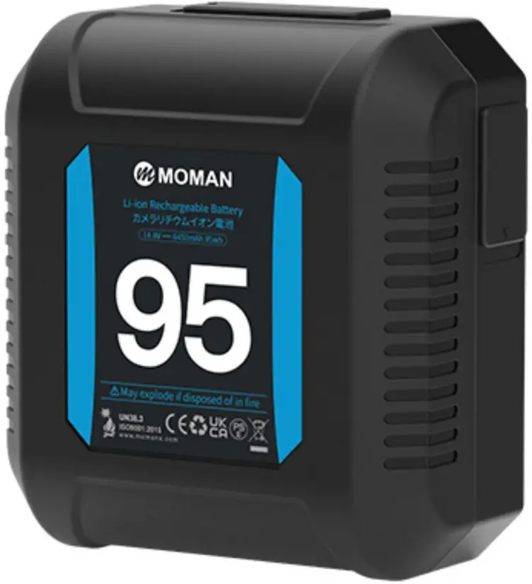 MOMAN Power 95 Mini V Mount Lithium Ion Battery
