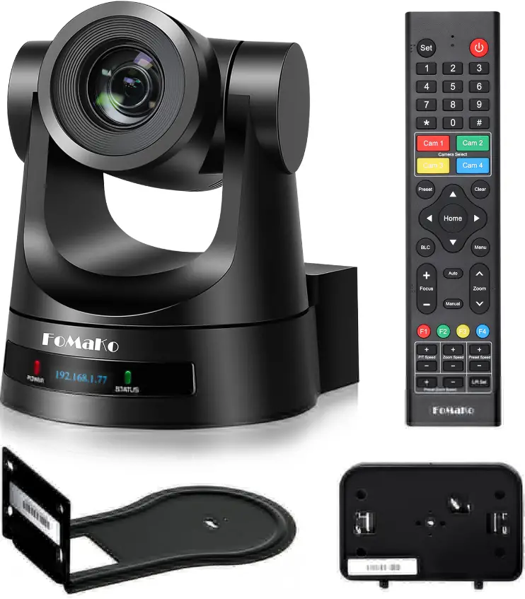 FoMaKo FMK30SDI Black Cameras By Remote Control