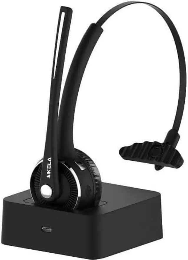 Wireless Headset with Charging Base