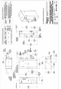 RERCO Innovation Water Heaters Installation, Operation and Maintenance Manual [INN 600N, INN 800N, INN 1060N, NN 1350N] Dimensional Drawings