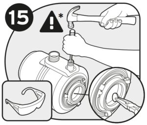 Removal of old disposer