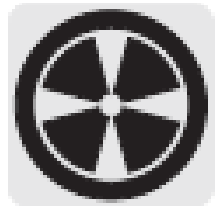 Circular-Heating-element-and-ventilation-icon