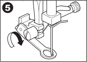 Attaching the Darning/Embroidery Foot Instructions