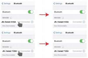 Bluetooth device list