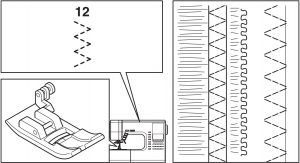 Multi-Stitching Zigzag Instructions