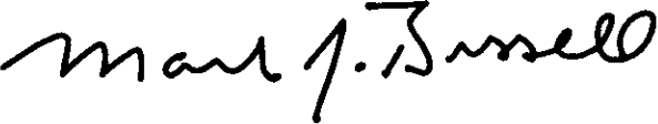 Mark J. Bissell Signature