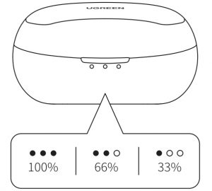 CHARGING CASE BATTERY LEVEL