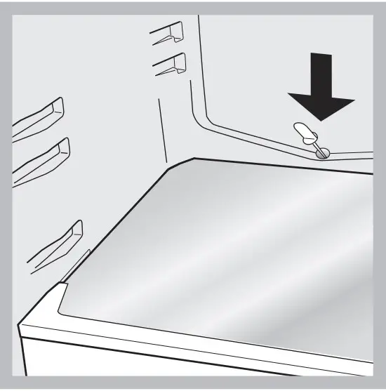 Remove the fridge