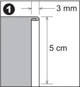 Narrow Hemming Instructions