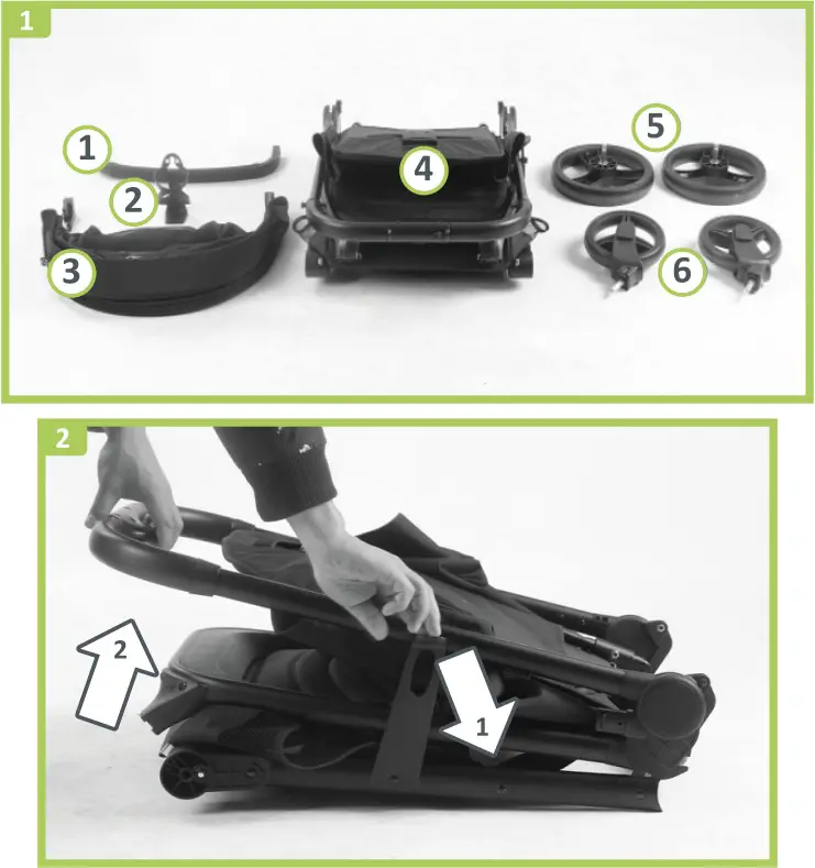 4BABY STINGER Pro Baby Stroller - fig 1