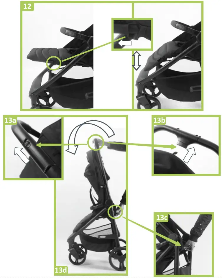 4BABY STINGER Pro Baby Stroller - fig 5