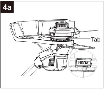 4V Lithium-ion Brushed String Trimmer KST 2540-06 - To remove the cutting line 1