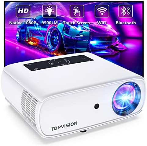 VISOUD 9500L Native 1080P Wi-Fi Bluetooth Projector