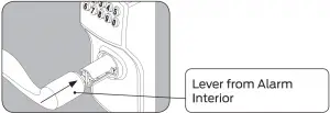 If needed, switch levers Incorrect