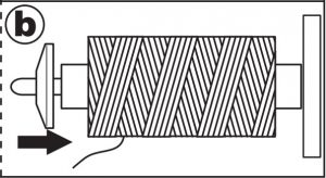 Setting Spool of thread on Spool Pin