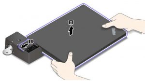 Detach a docking station
