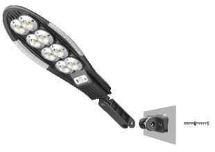 A-ZONE 150W-US24 Solar Street Light User Manual - Align the connecting rod with the mounting rod