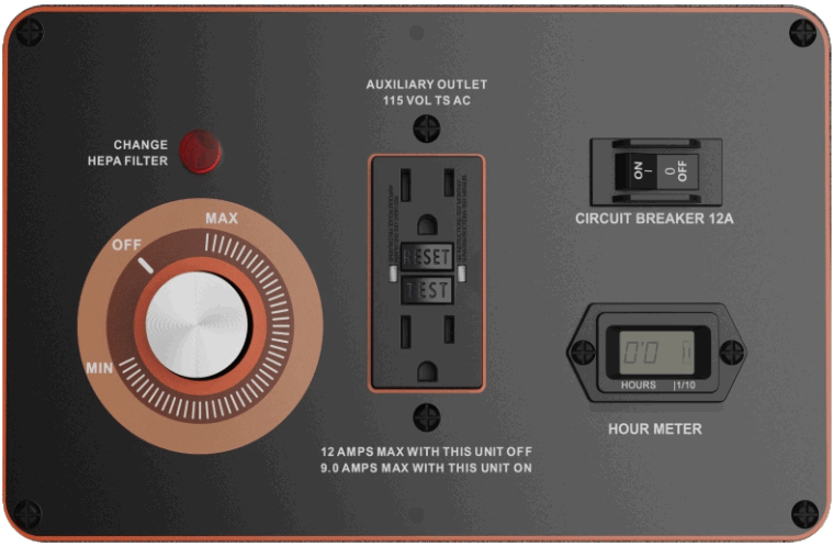 ABESTORM Filteair HEPA V1 Air Scrubber - FIG 1