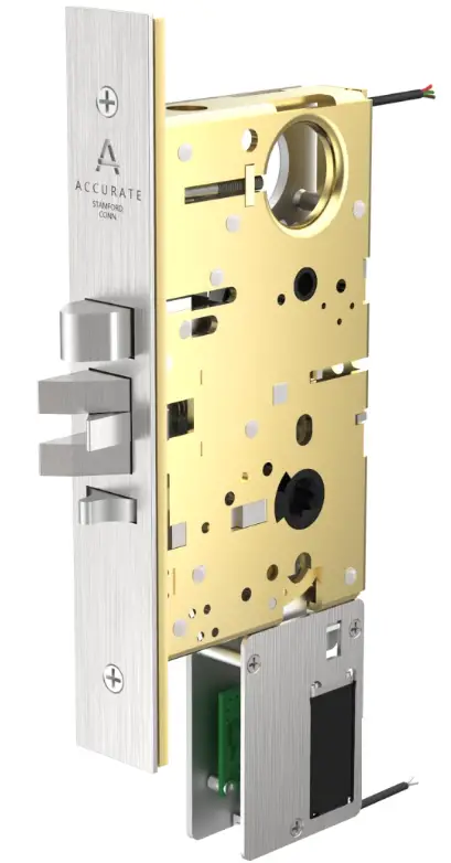 ACCURATE-LOCK-HARDWARE-M9143ELR-Motor-Drive-Electrified-Latch-Retraction-Accessible-Restroom-Lock-PRODUCT