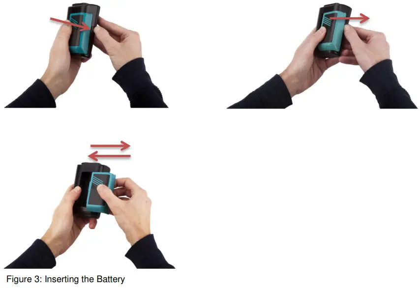 ACD Voxter VT5 Voice Terminal - Inserting the Battery