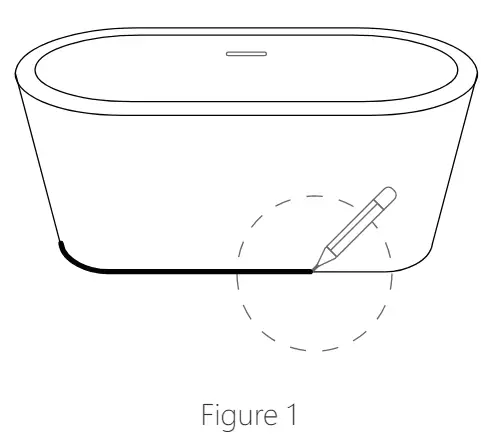ADECAB AD6850 Acrylic Free Standing Tub Soaking Tub with Overflow - Preparing for Installation