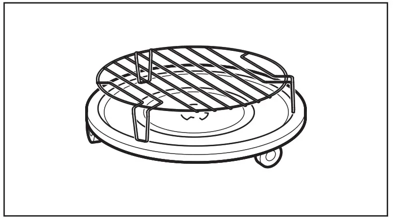 AEG MSB2057D B Microwave Oven - grill rack
