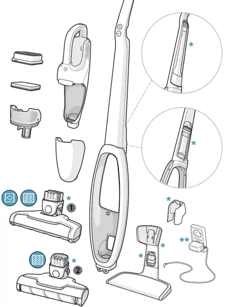 AEG QX6 1 44SW Cordless Vacuum Cleaner - feager1