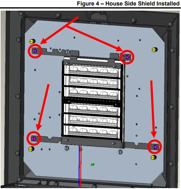 AEL AVPCL2 Lantern Field Installable House Side Shield - Figure 4