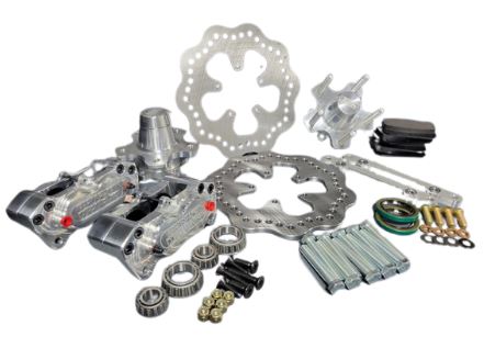 AEROSPACE-AC-245P-4-Piston-Pro-Lite-Front-Drag-Race-Brake-Kit-product