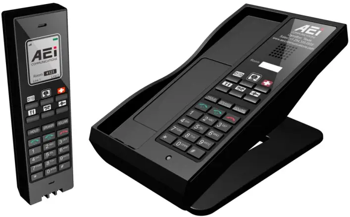 AEi COMMUNICATIONS AGR 8206 SMK Analog DECT Phone - Front View