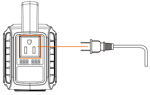 ALPHA DIGITAL T101 Portable Power Supply - Using with AC Devices