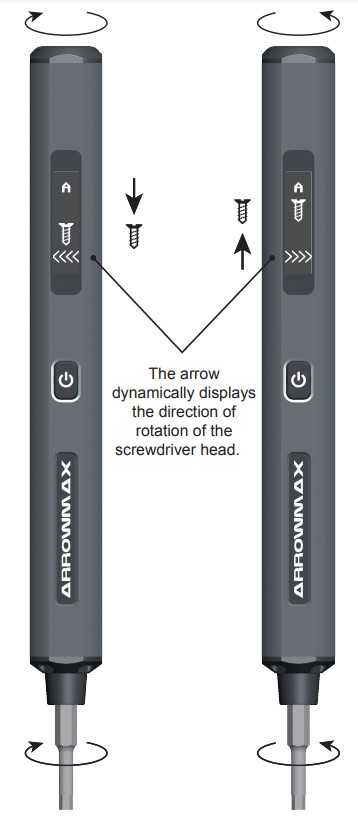 AM ARROWMAX SES PRO Smart Motion Electric Screwdriver - Battery 2