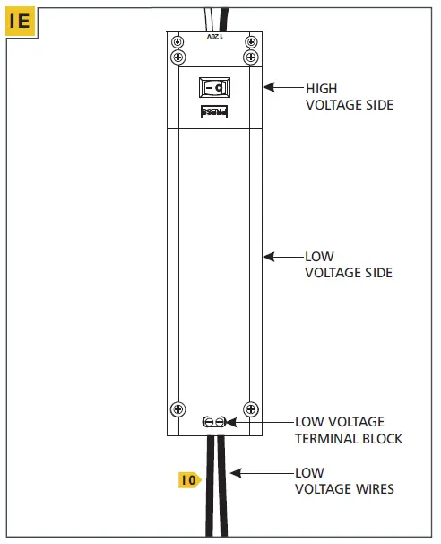 AMBIANCE 96624S 12V 150W Zero Load Transformer Electronic Transformer 5