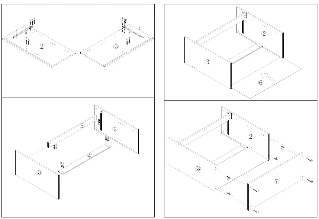 ANGELES HOME M51-8KC983GR Gray Wood Top Small Rolling Kitchen Island Cart - fig 1