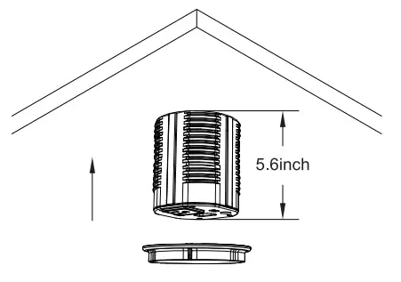 ANNQUAN 3 15 Inch Pop Up Outlet for Countertop - installation2