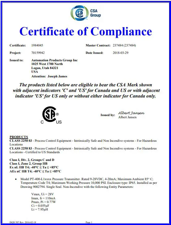 APG-PT-400-Intrinsically-Safe-Pressure-Transducers-fig-11