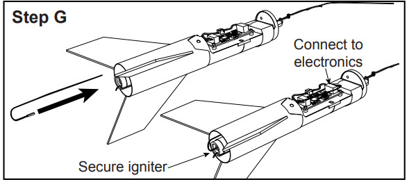 APOGEE TTV Rocket Launch Instruction - Steps G