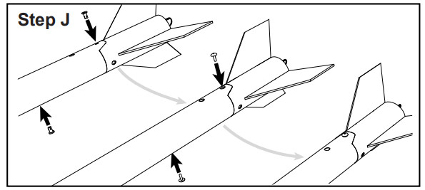 APOGEE TTV Rocket Launch Instruction - Steps J