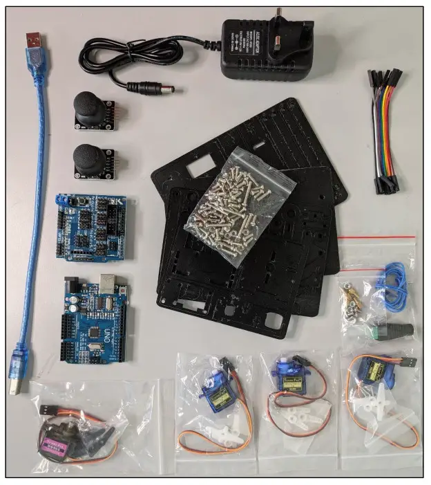 ARDUINO Ks0198 Keyestudio 4DOF Robot Mechanical Arm Kit - Motor