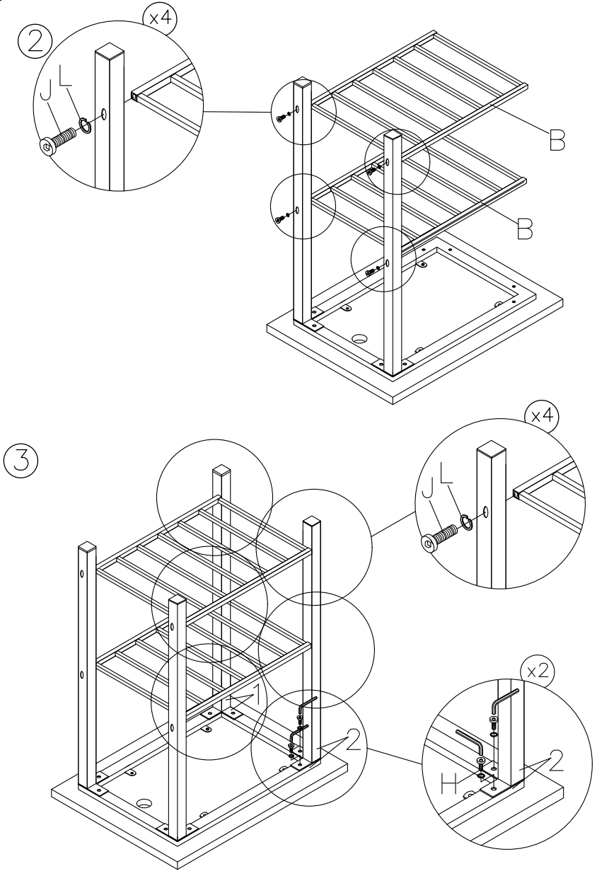 ASHLEY l734031 Furniture Metal Tray Lamp-fig2