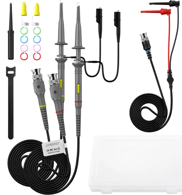 AUTOUTLET-P6100-100MHz-Oscilloscope-Clip-Probes-product-image