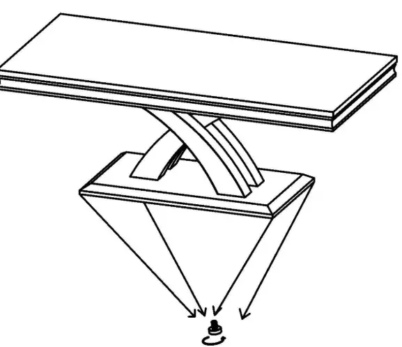 AUZ-AZ2033-Modern-Coffee-Table-Silver-Pedestal-Living-Room-fig-5