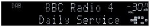 AV Pre-Amplifier CX-A5200 - Press TUNING repeatedly to select a DAB radio station