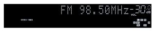 AV Pre-Amplifier CX-A5200 - Press TUNING to set a frequency
