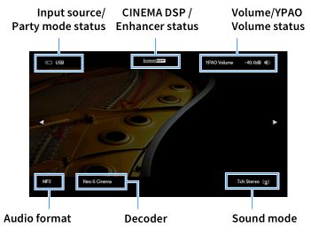 AV Pre-Amplifier CX-A5200 - Use the cursor keys to select “On-screen Information”