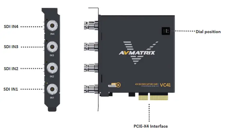 AVMATRIX-VC41 4-Channel-SDI-PCIE-Capture-Card-FIG- (4)