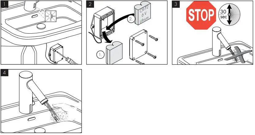 AXOR-10140000-Starck-Electronic-Sensor-Bathroom-Sink-Faucet-12