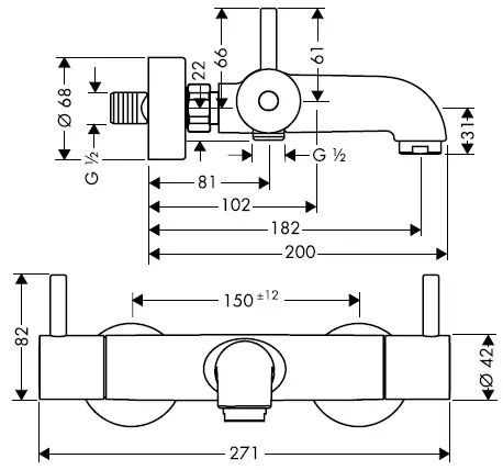 AXOR-13284000-Ecostat-1001-SL-Care-Thermostatic-Bath-and-Shower-Mixer-fig-6